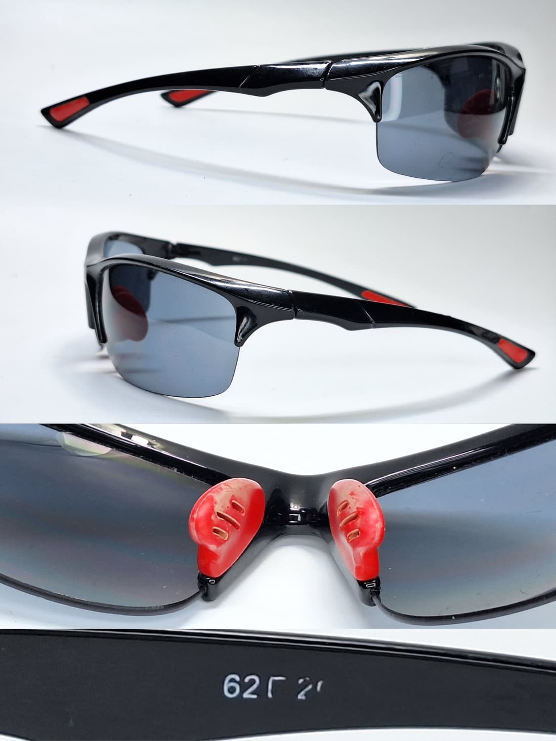 00s 일본 빈티지/랩어라운드 스포츠 선글라스 스포티룩 레트로 클래식 상품이미지8