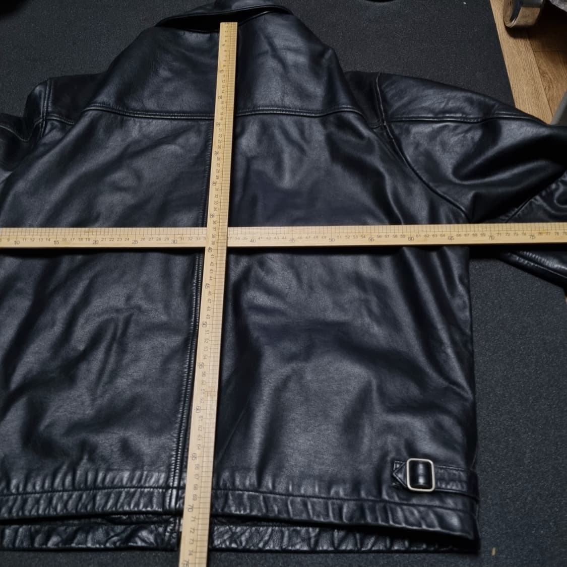 올드갭 블랙 레더 자켓 xl 상품이미지5