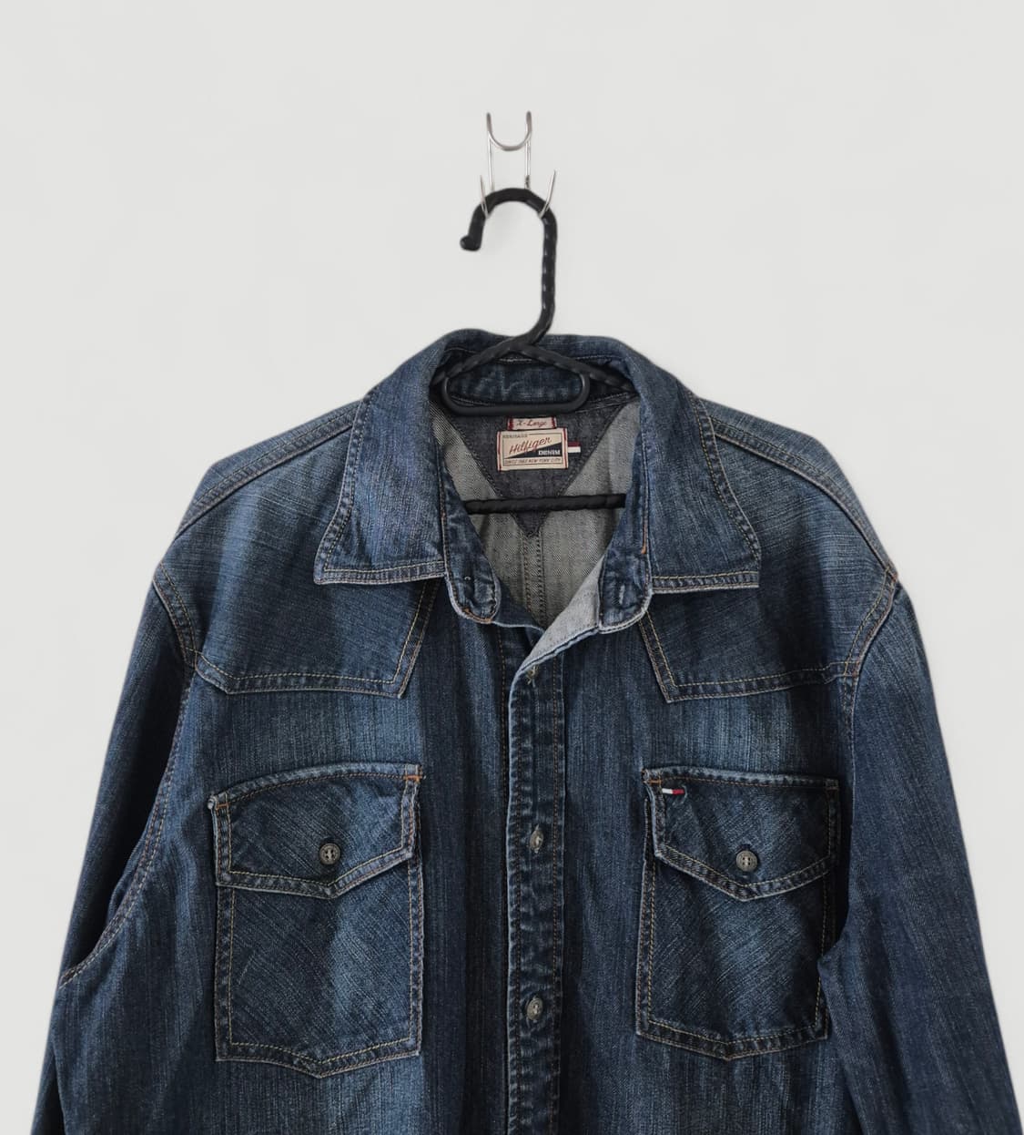 [해외XL]타미힐피거 빈티지 청셔츠 긴팔 Men 상품이미지1