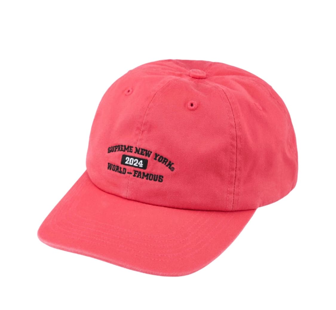슈프림 24SS 뉴욕 아크 6-패널 핑크 볼캡 상품이미지1