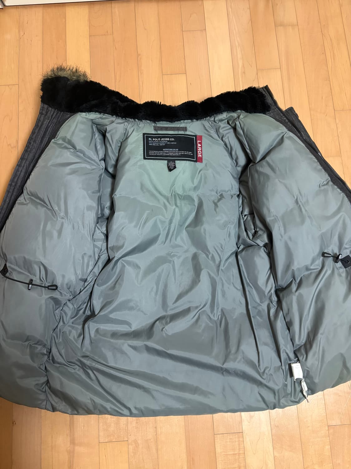 폴로 진스 패딩/파카/ N3b L사이즈 상품이미지6