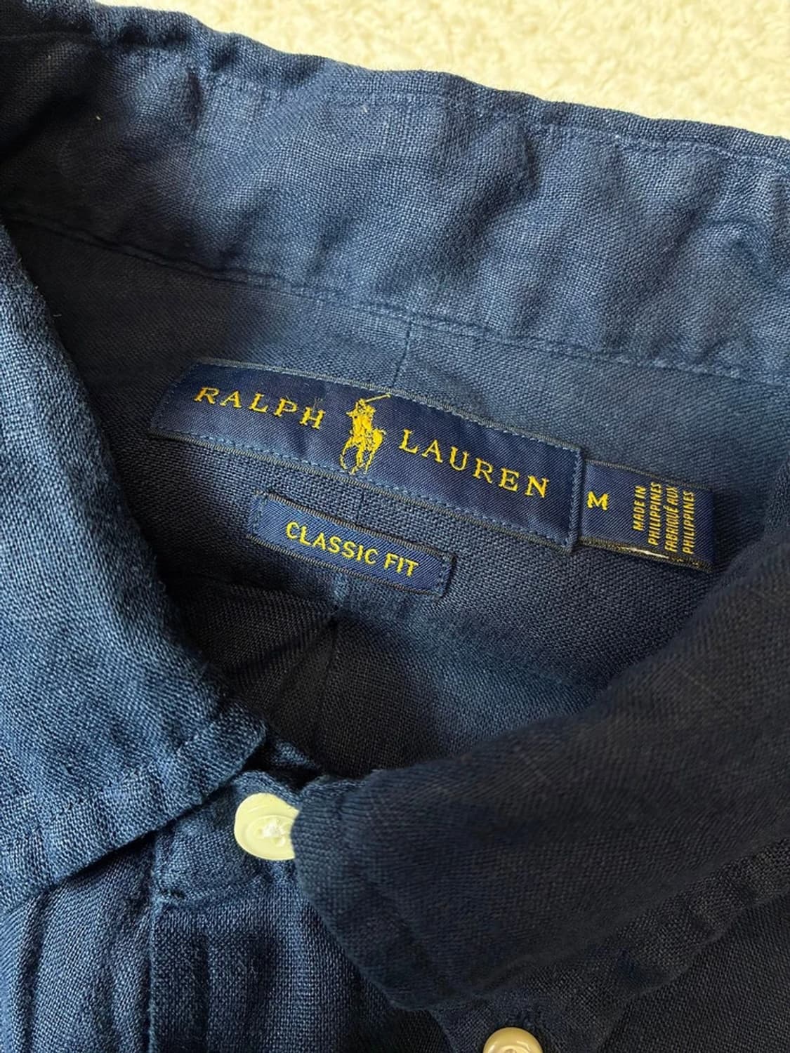 폴로 랄프로렌 솔리드 100% 린넨 셔츠 PN7364 상품이미지7