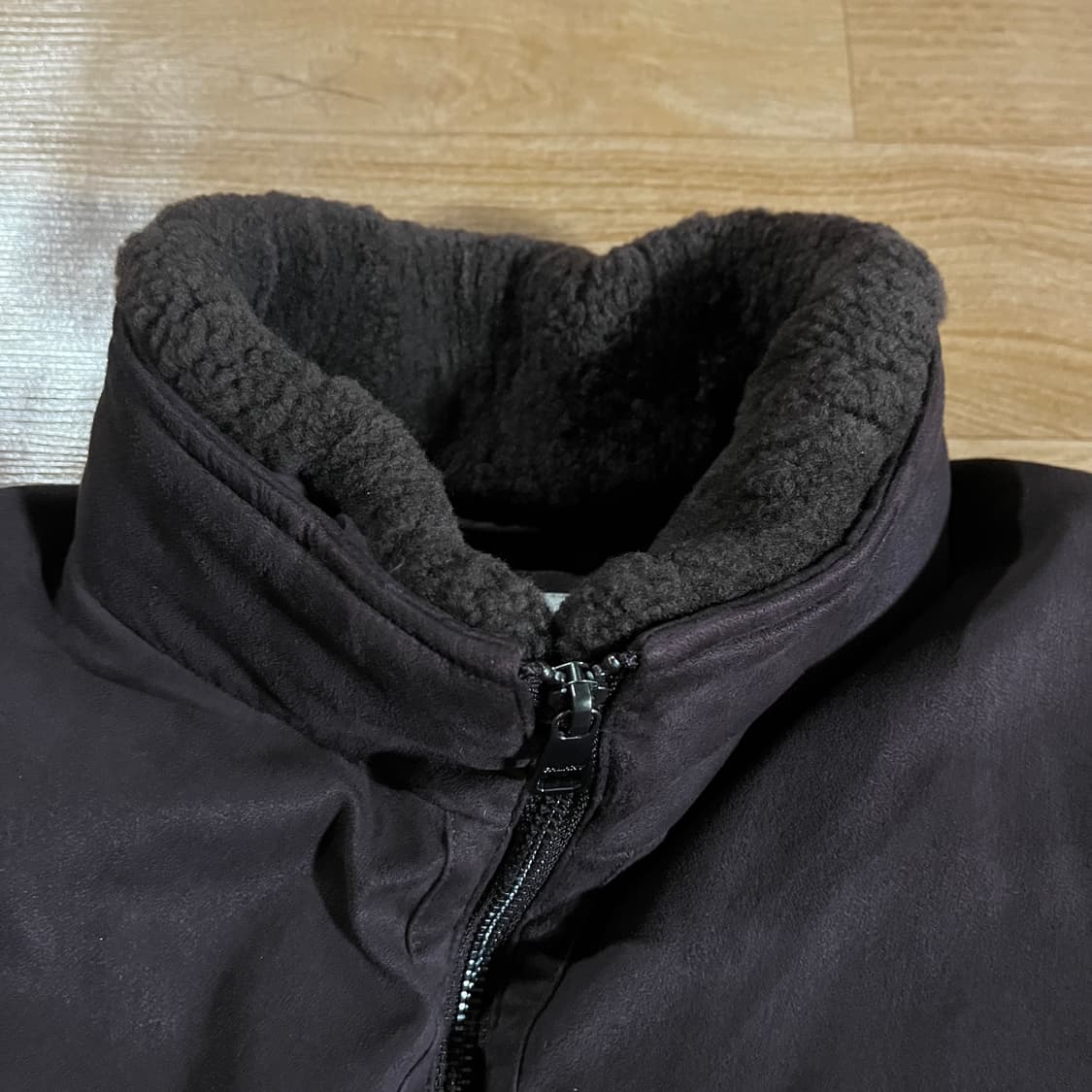 [100] 갤럭시 스웨이드 구스패딩 상품이미지6