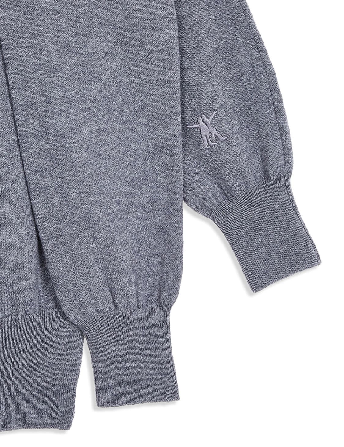 open yy sleeve layered cardigan gray  상품이미지4