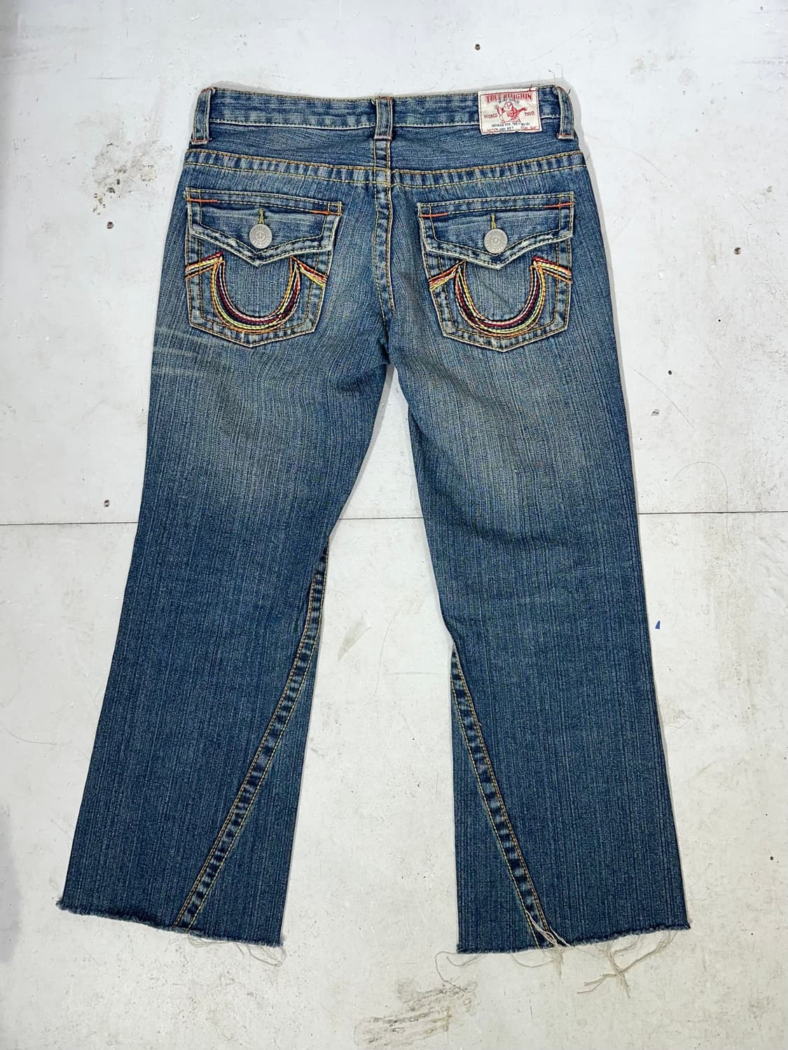 USA 트루 릴리전 조이 빅 티 부츠컷 플레어진 청바지 데님 팬츠 28 상품이미지5