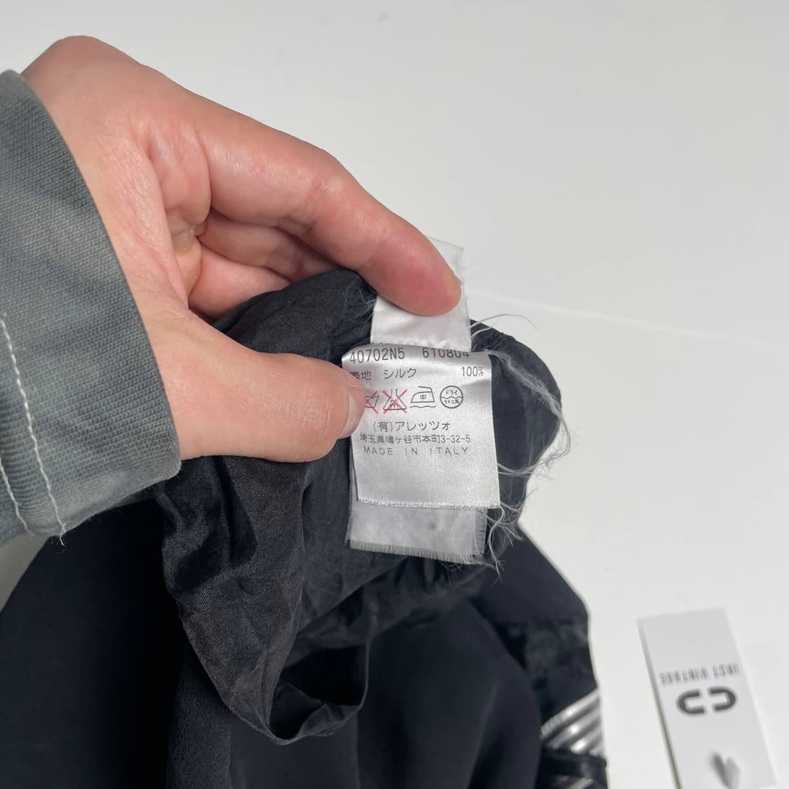 Gianfranco ferre 실크 100스트라이프 슬리브리스  상품이미지6