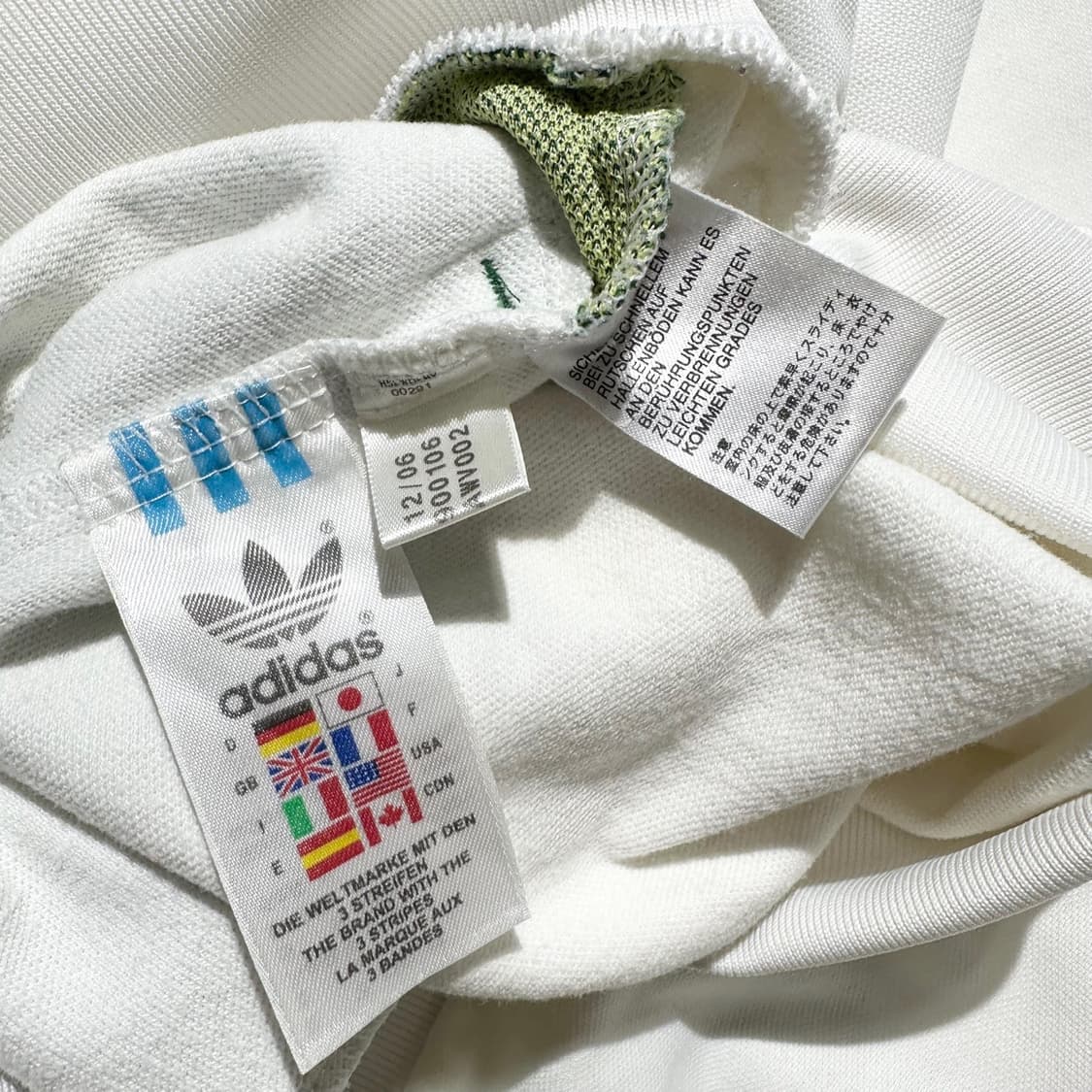 아디다스 트랩탑 져지 자켓 흰초 레몬 상품이미지6