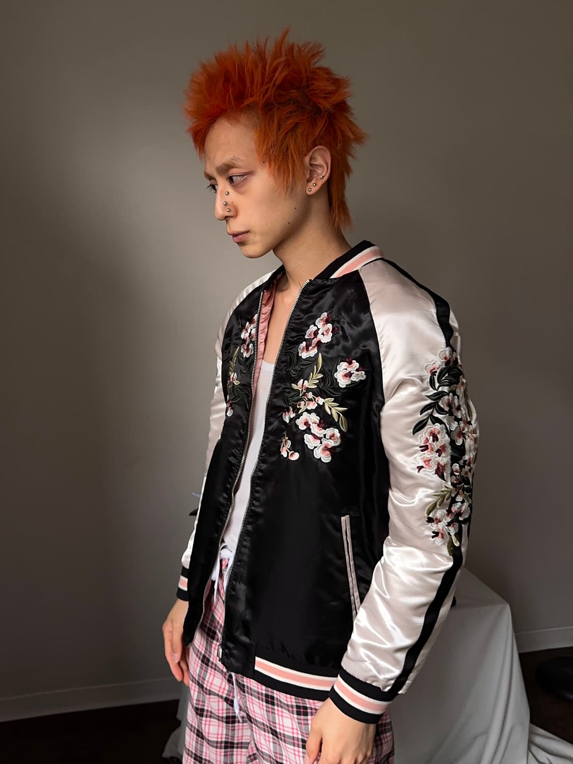 Stradivarius 리버서블 사쿠라 스카쟌 상품이미지3