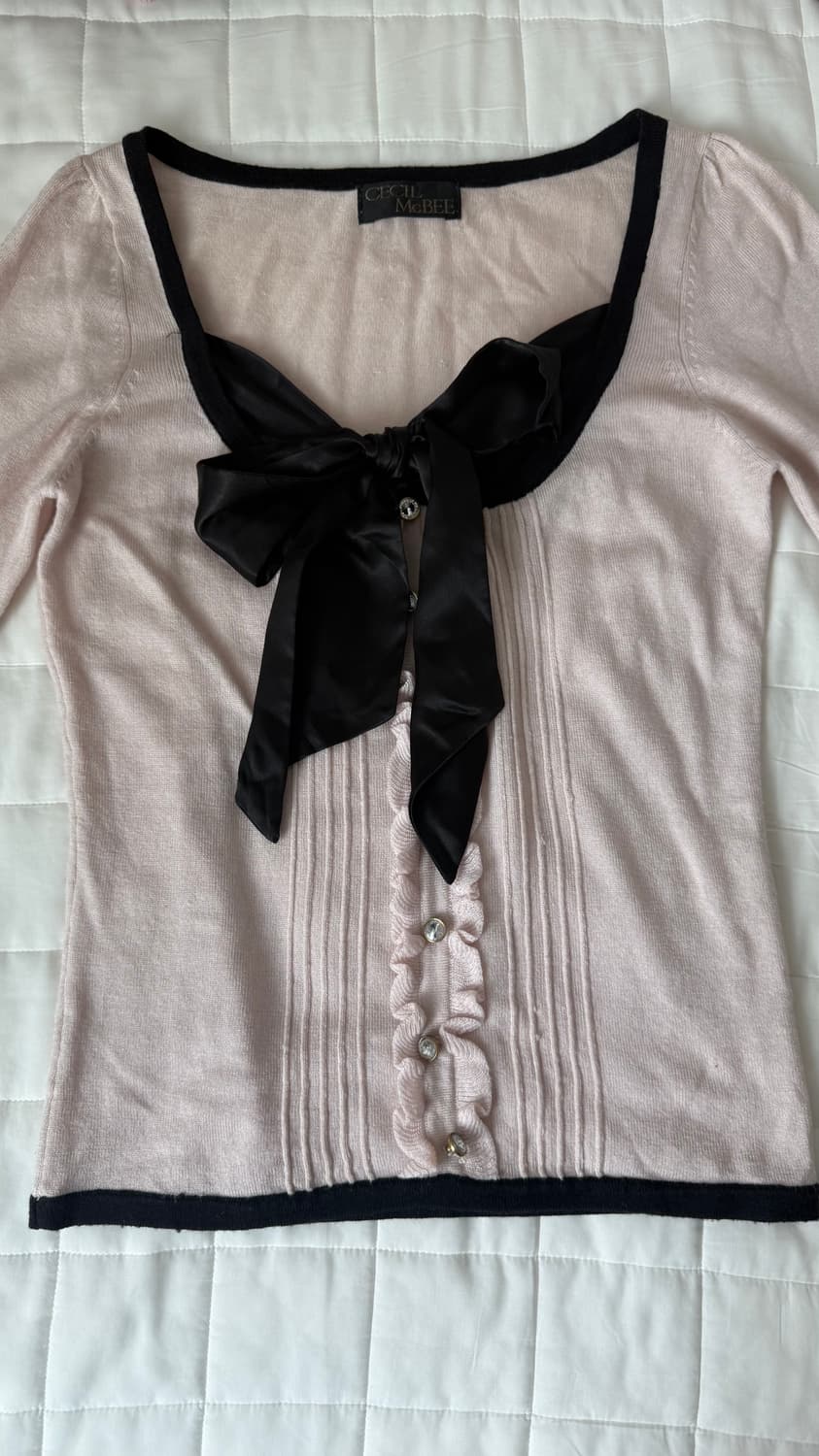 세실맥비 오네갸루 히메갸루 가디건 블라우스 상품이미지1