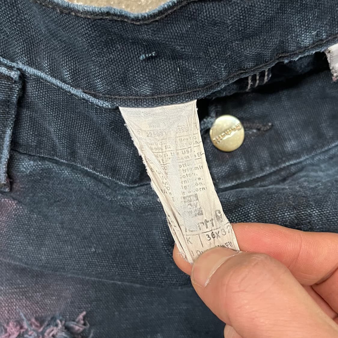 Carhartt 데미지 더블니 팬츠 (35“) 상품이미지8