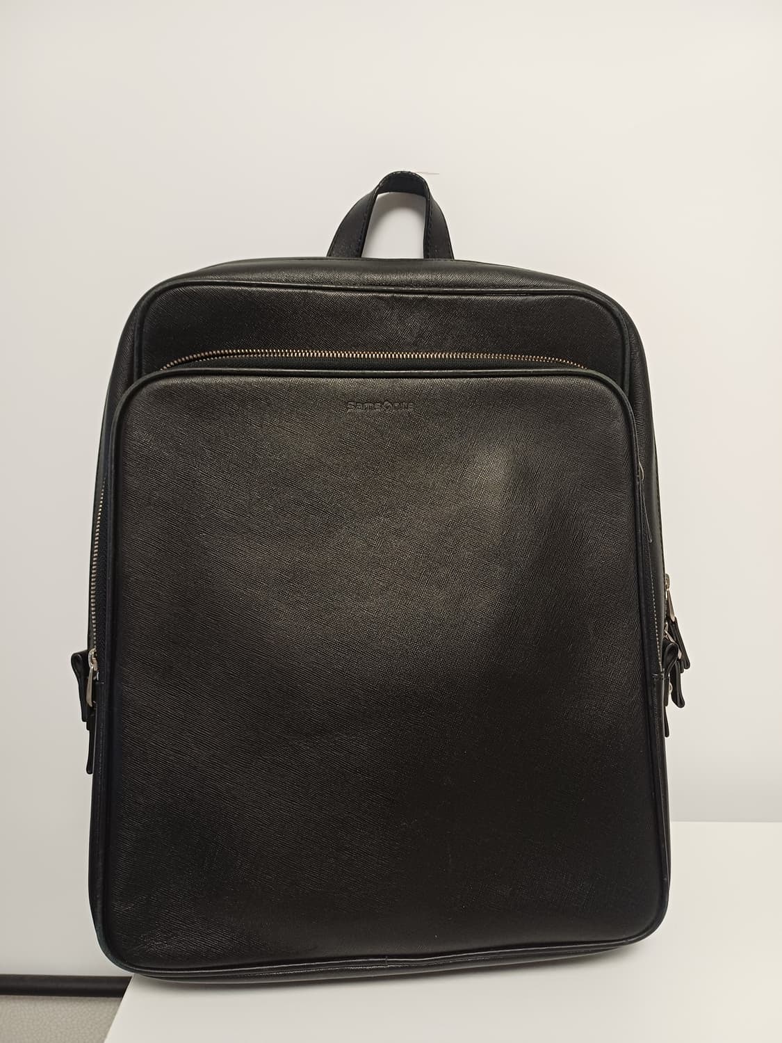 [희귀/가죽] 샘소나이트 제이몬(Jamon) 풀그레인 레더 백팩 상품이미지1