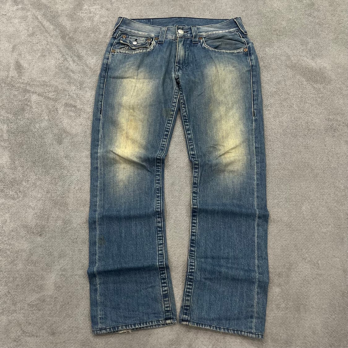 31 트루릴리젼 워싱 스트레이트 데님 상품이미지2