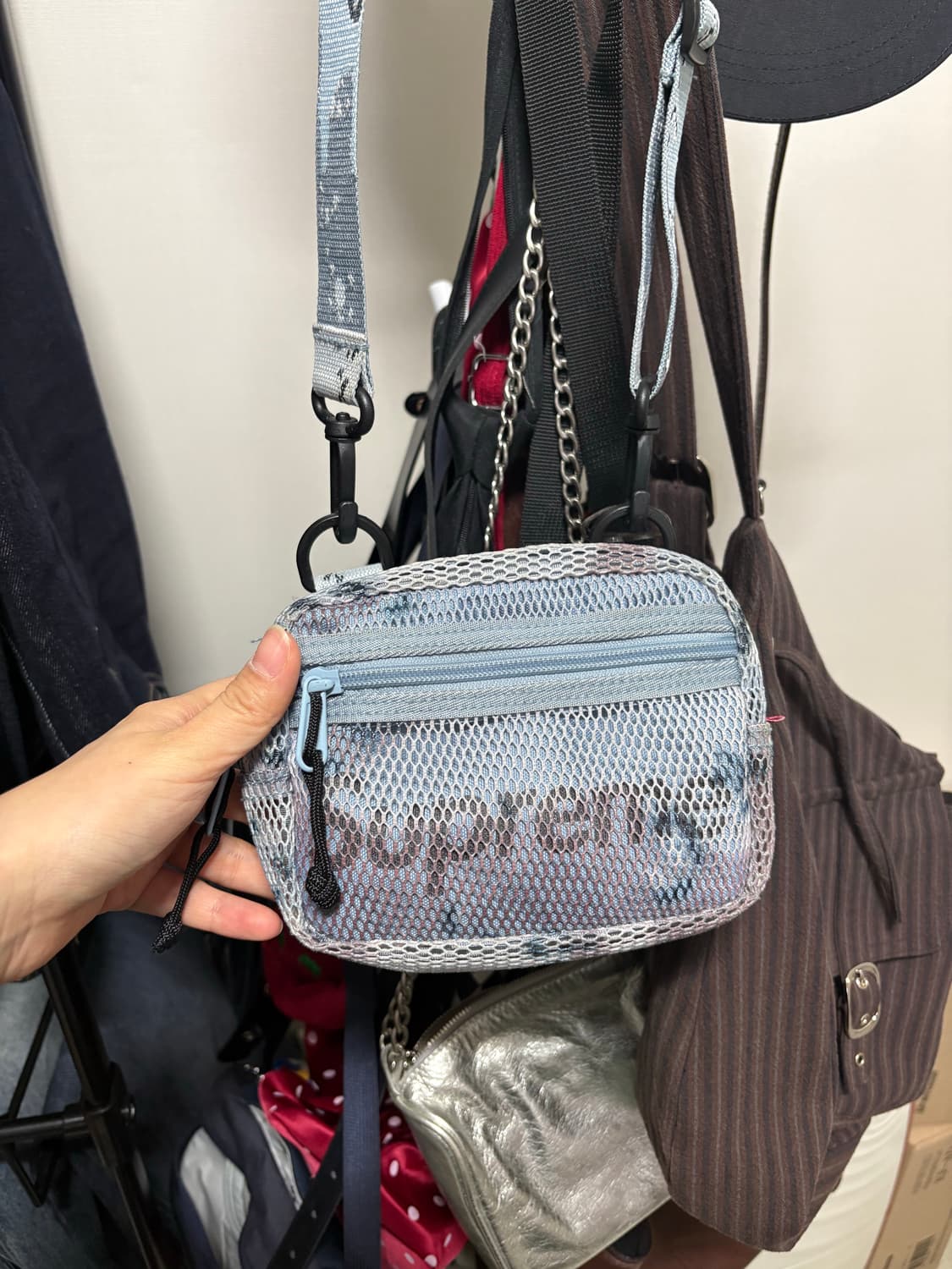 슈프림 블루초콜릿칩 카모백 상품이미지2