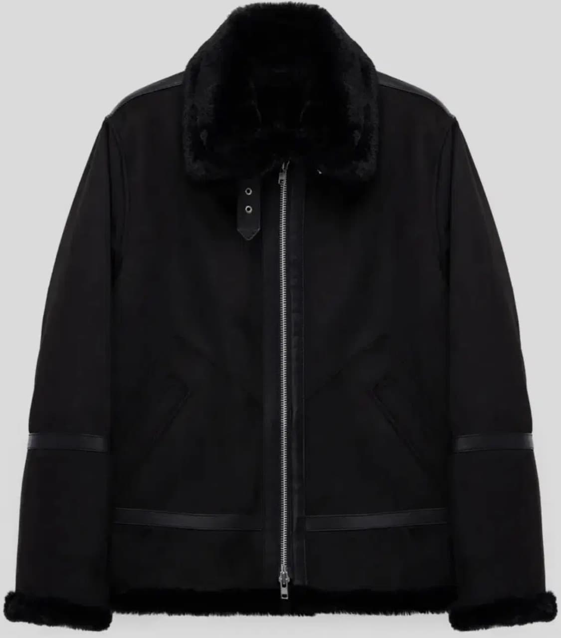 도프제이슨 무스탕 솔리드 스웨이드 무톤 자켓 상품이미지1