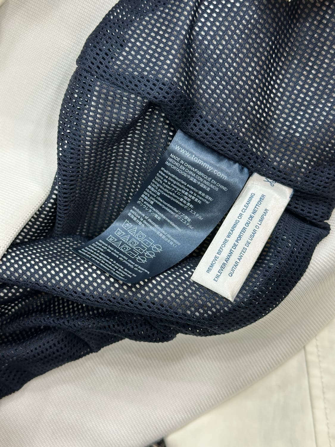 타미힐피거 윈드자켓 아이보리 상품이미지4