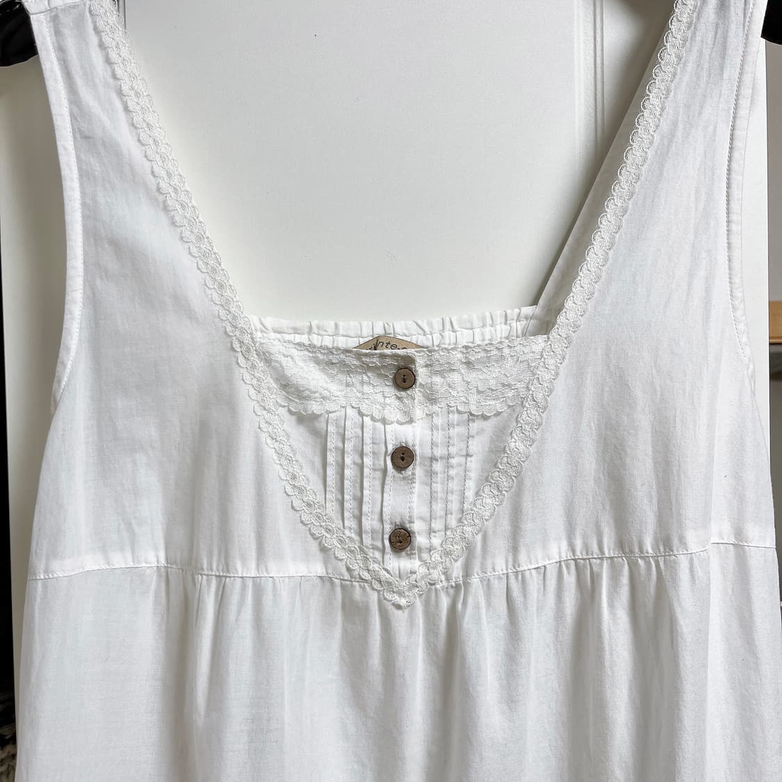 빈티지 자수 모리걸 블라우스 나시 슬리브리스 원피스 상품이미지2