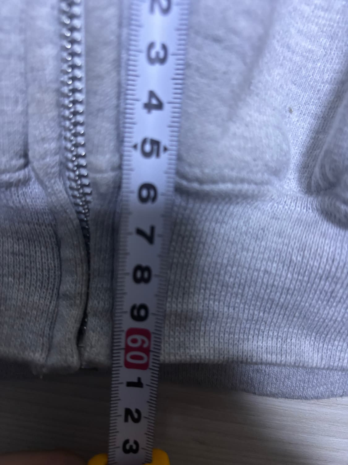 00s 러셀 에슬레틱 블랭크 그레이 후드집업(택표기 xl 상품이미지7