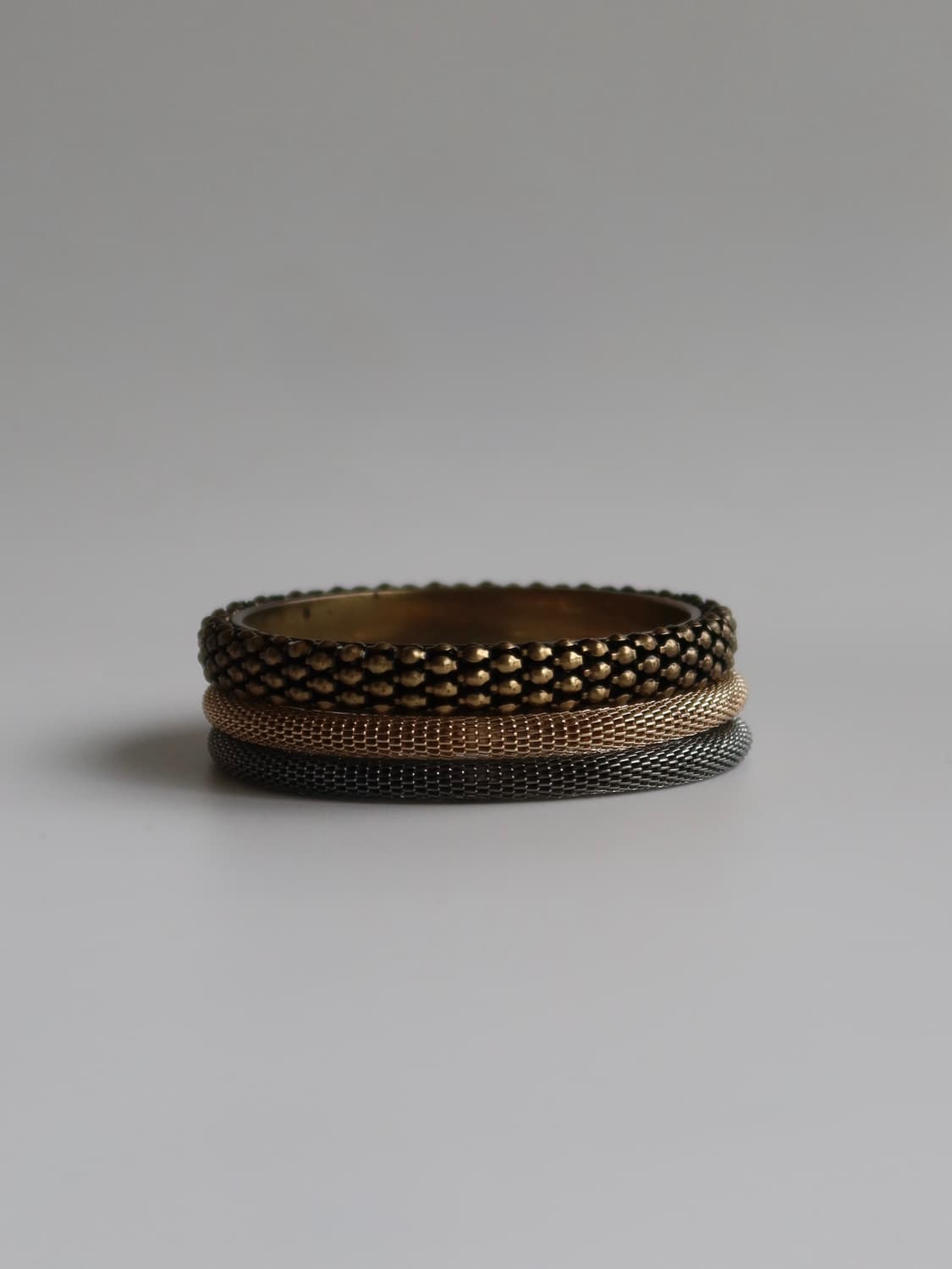 bronze mesh bangle set 상품이미지2