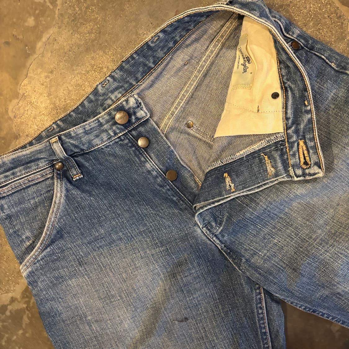 일본 랭글러 셀비지 데님 팬츠 상품이미지6