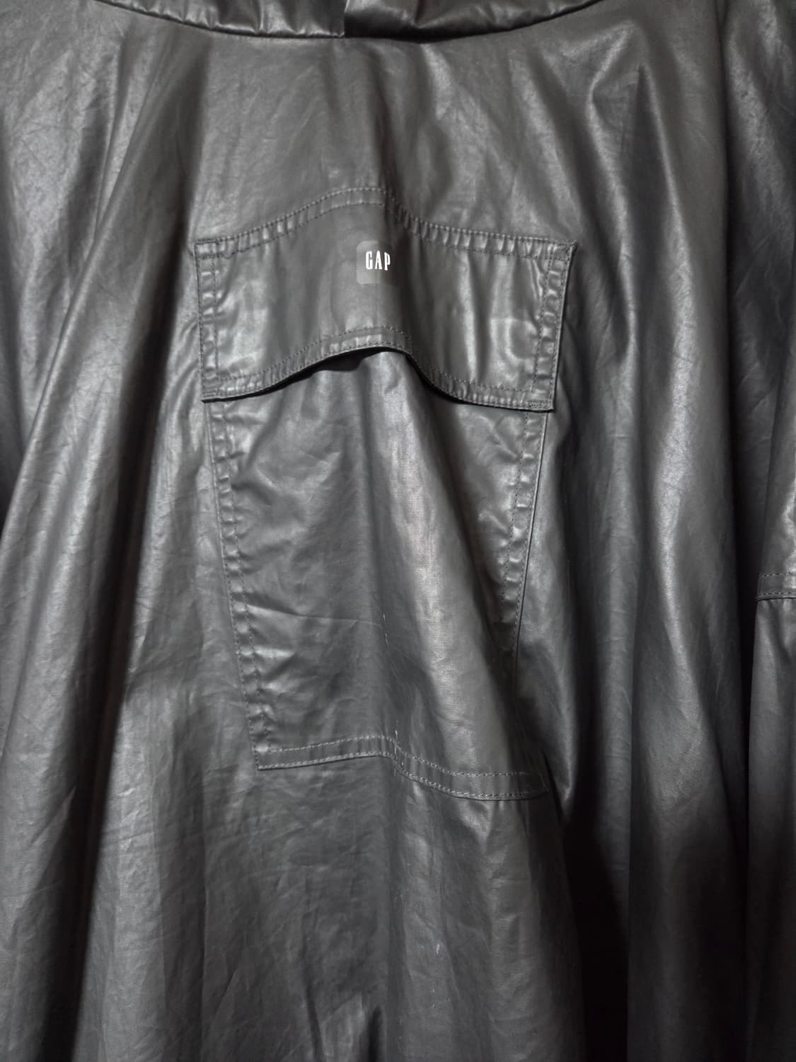 이지갭 엔지니어드 바이 발렌시아가 코티드 코튼 아노락 블랙 XXL 사이즈 상품이미지3