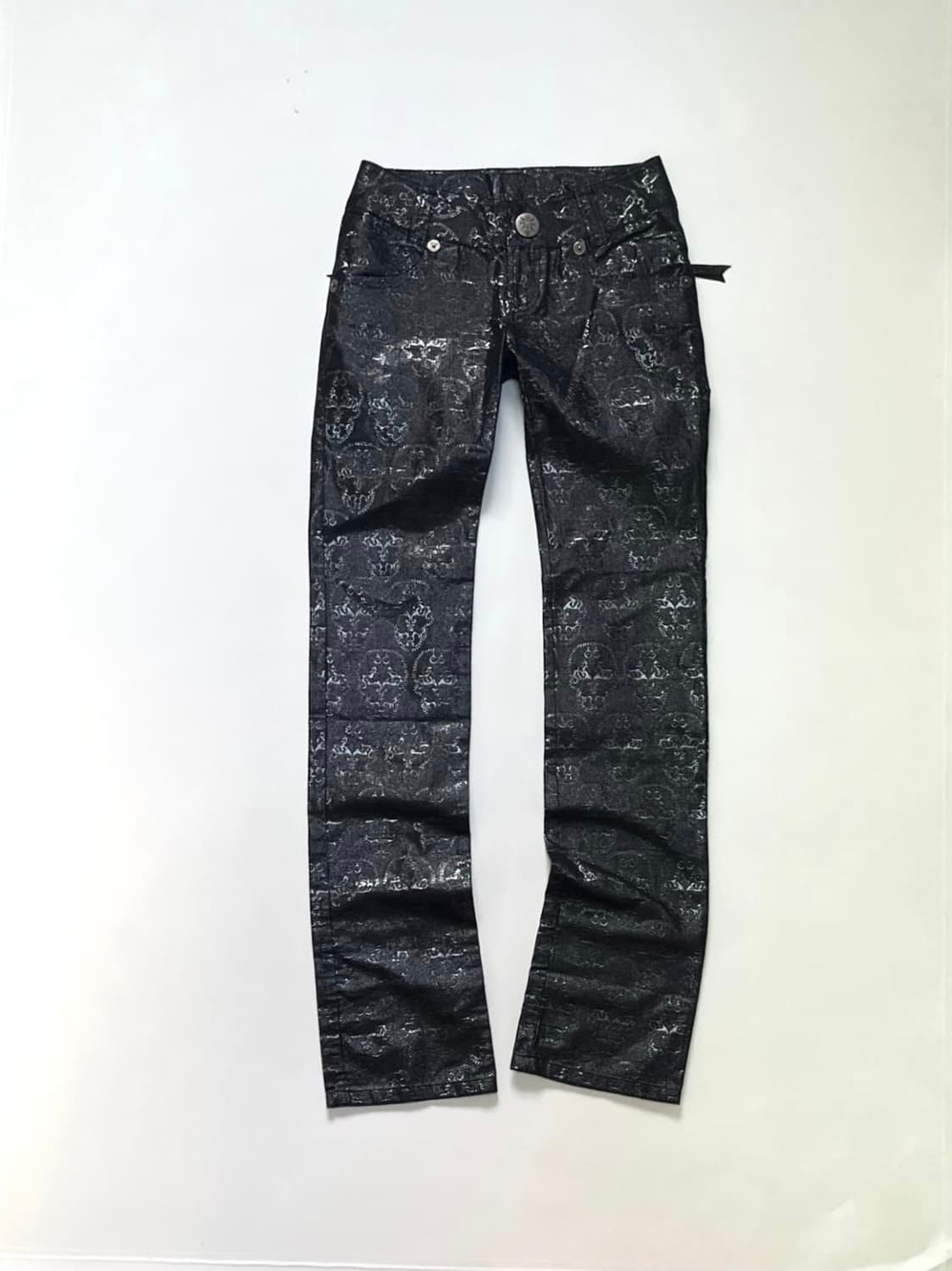 THOMAS WYLDE 스컬 로우라이즈 부츠컷 팬츠 상품이미지1