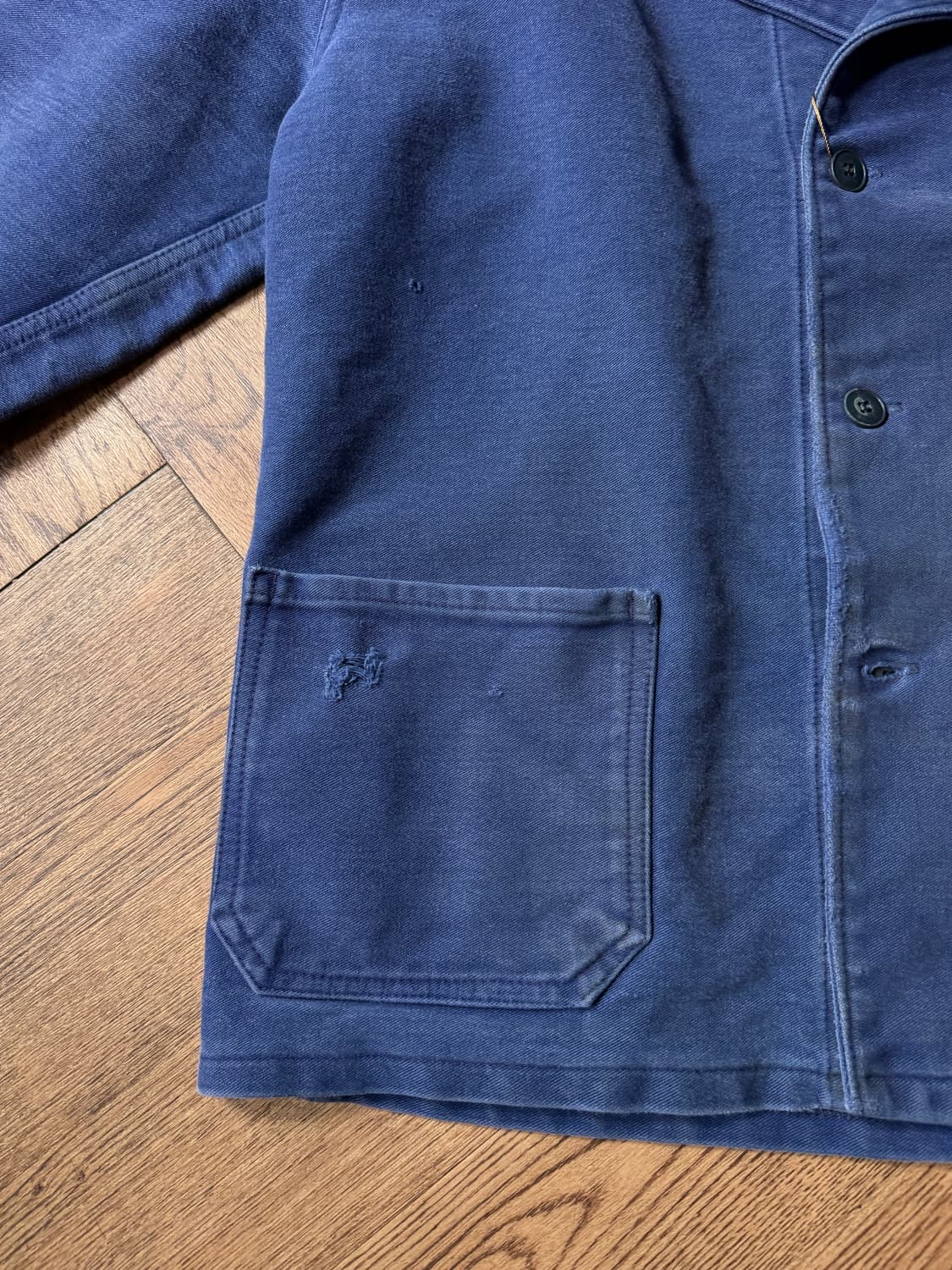[2XL]90's 빈티지 몰스킨 더플 타입 프렌치 워크자켓 상품이미지6