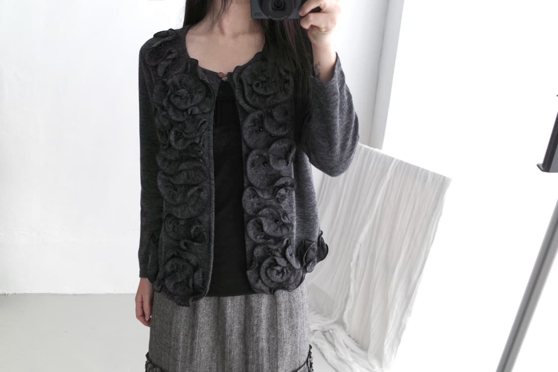 frill flower cardigun 상품이미지6