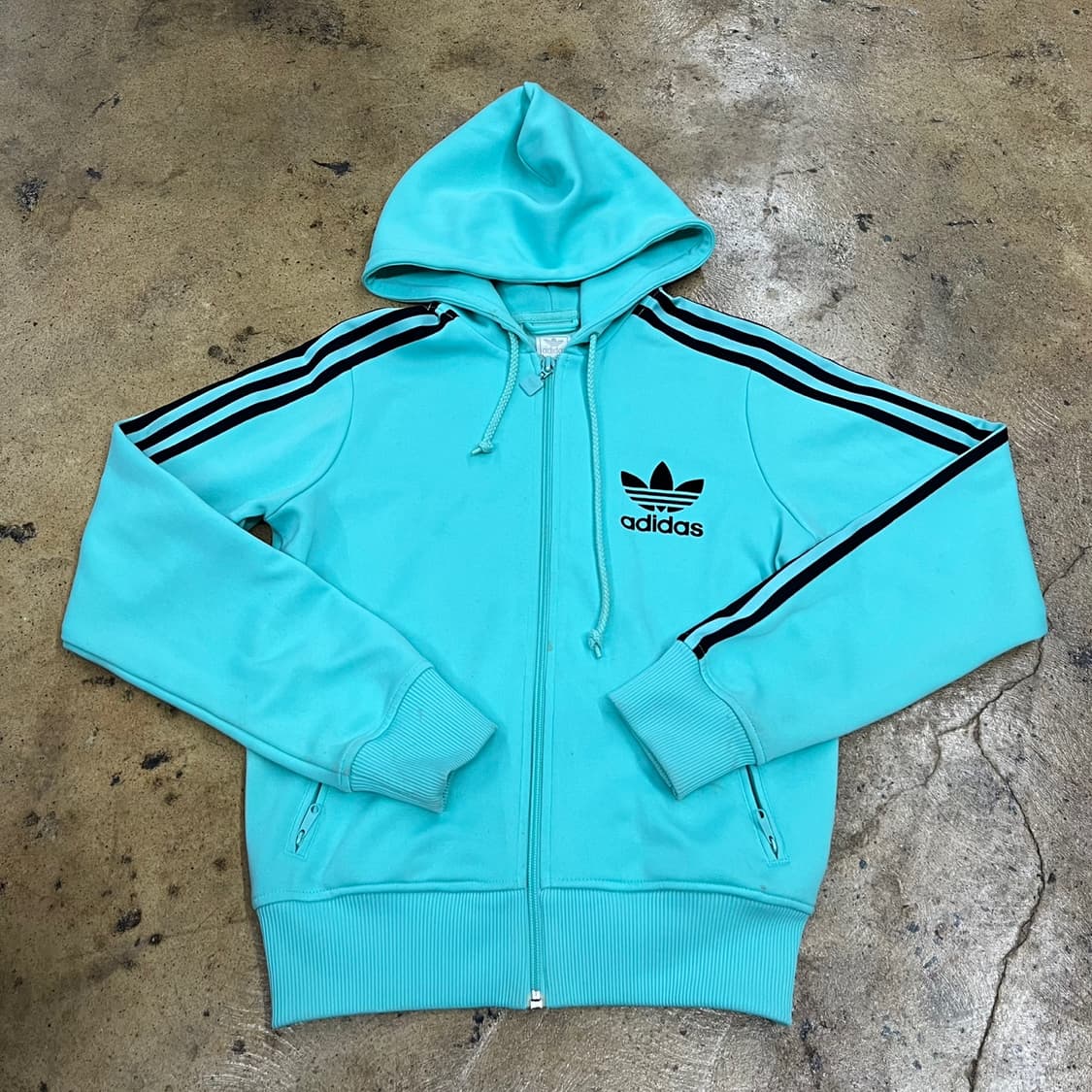 아디다스 민트 후플 플락 후드집업 져지 트랙탑 90 상품이미지2