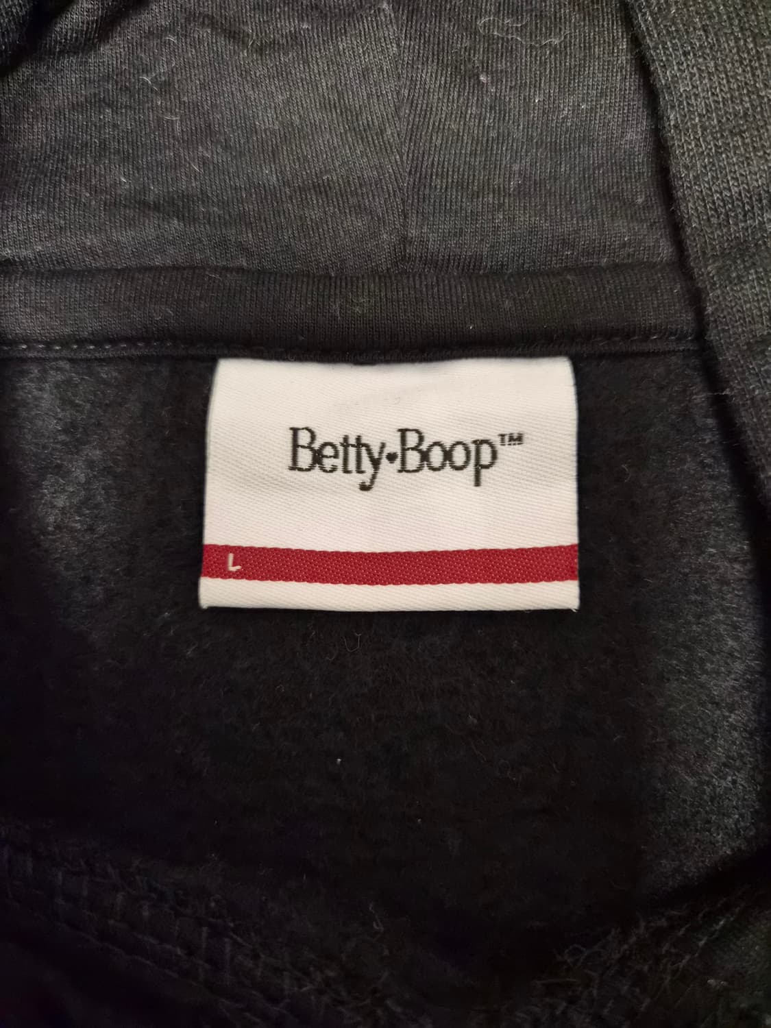 베티붑 정품 블랙 약기모 후드티 상품이미지7