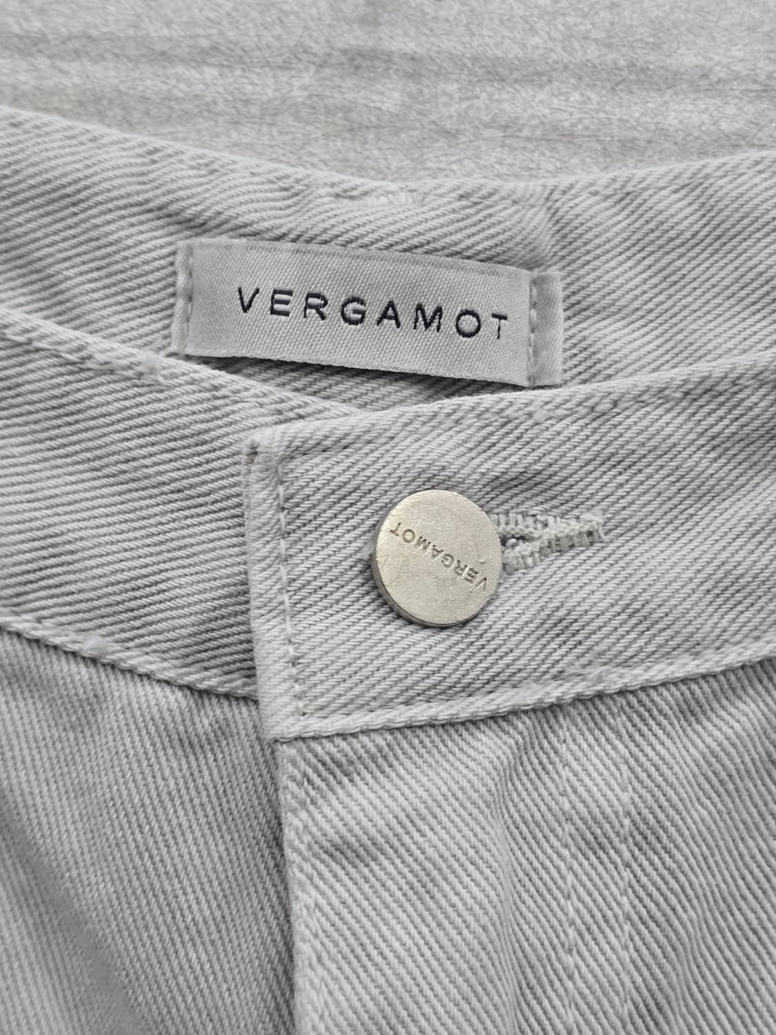 VERGAMOT 연베이지 데님 숏팬츠 상품이미지3