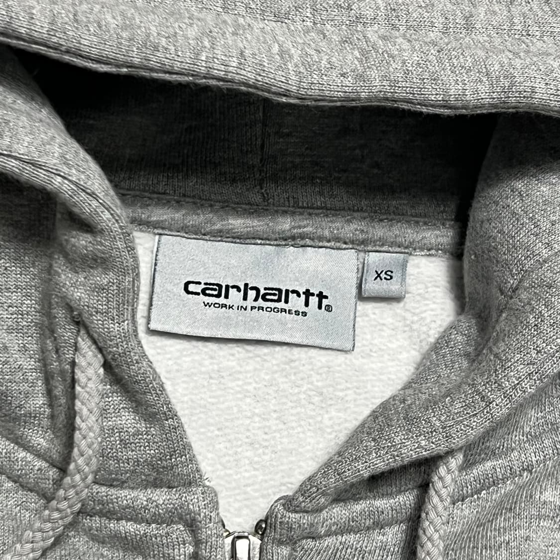 XS 칼하트 WIP 그레이 후드집업 상품이미지4