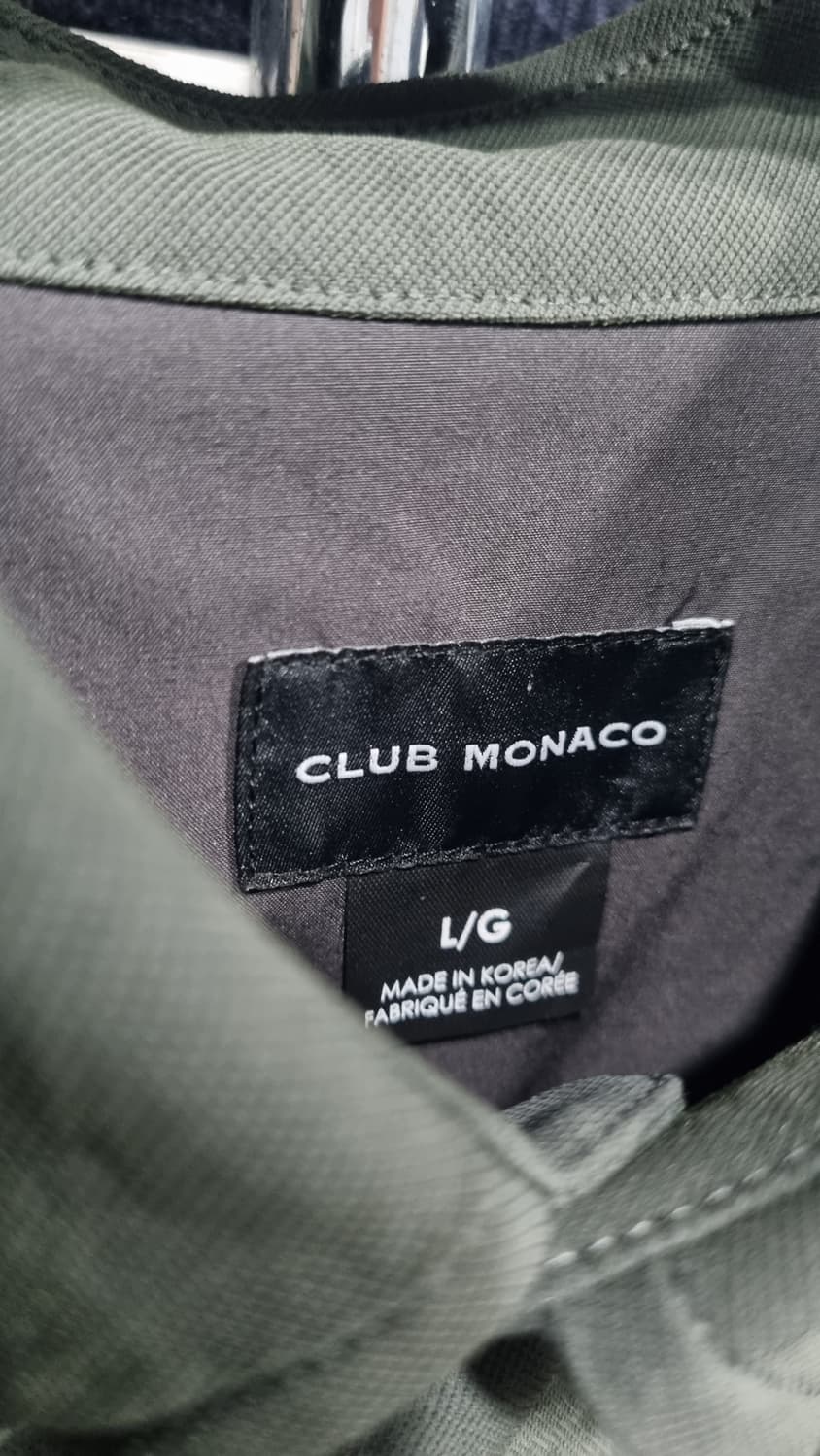(한섬) CLUB MONACO 카키색 가을용 셔츠 표기L(국내105) 상품이미지2