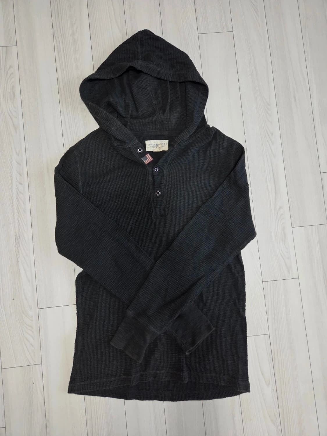 폴로 랄프 로렌 데님 앤 서플라이 와플 후드 롱슬리브 레이어드 니트 상품이미지1