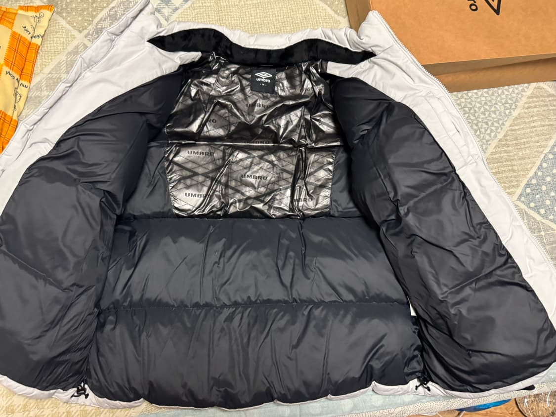 <새것> [105, XL] 엄브로 플라이트 숏패딩 그레이 상품이미지10