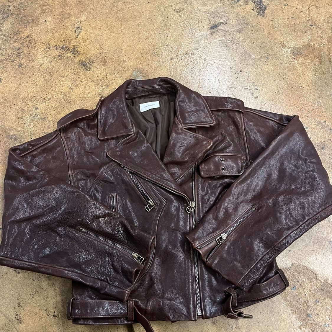 [정품] ssong studio 소가죽 라이더 자켓 b17 상품이미지1