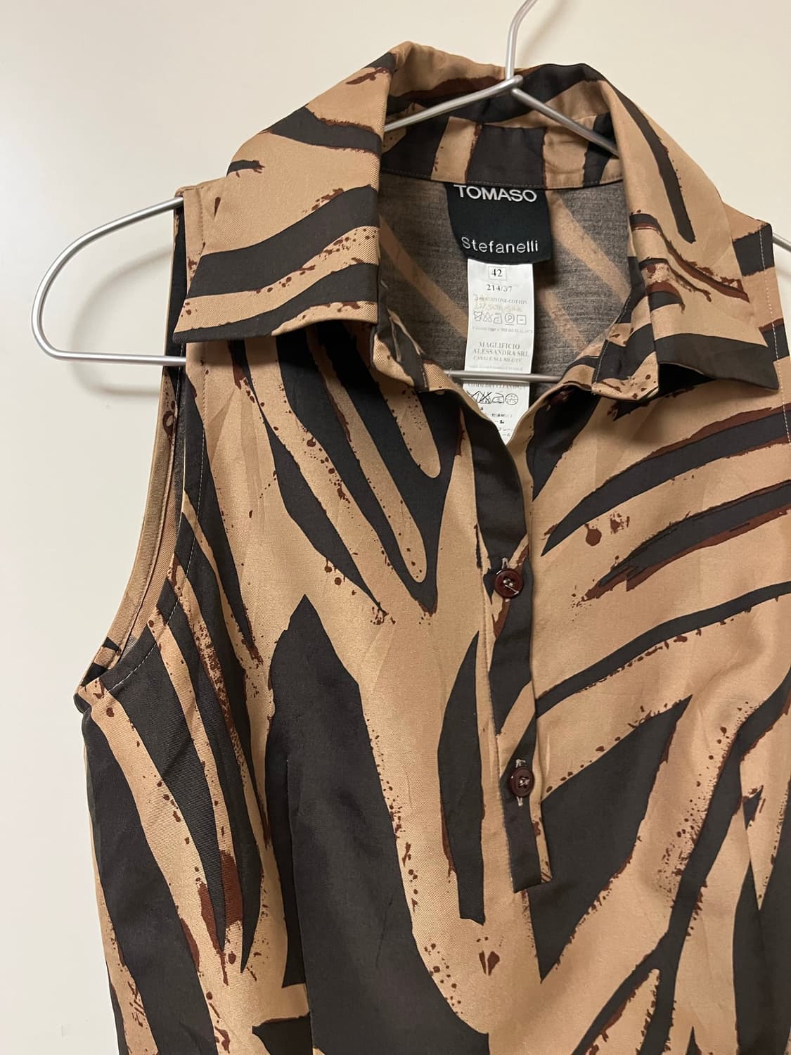 Tomaso stefanelli sleeveless shirts 상품이미지3