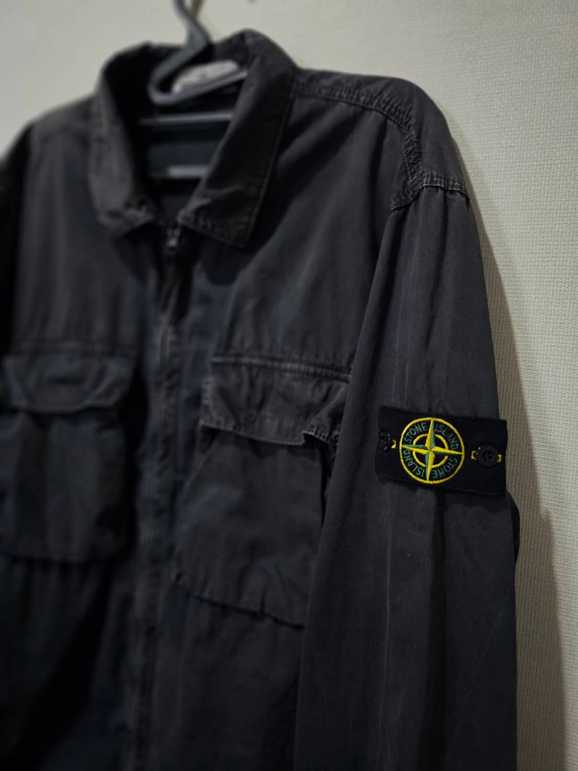 정품 스톤아일랜드 올드이펙트 114WN 오버셔츠 110 / XXL 상품이미지2