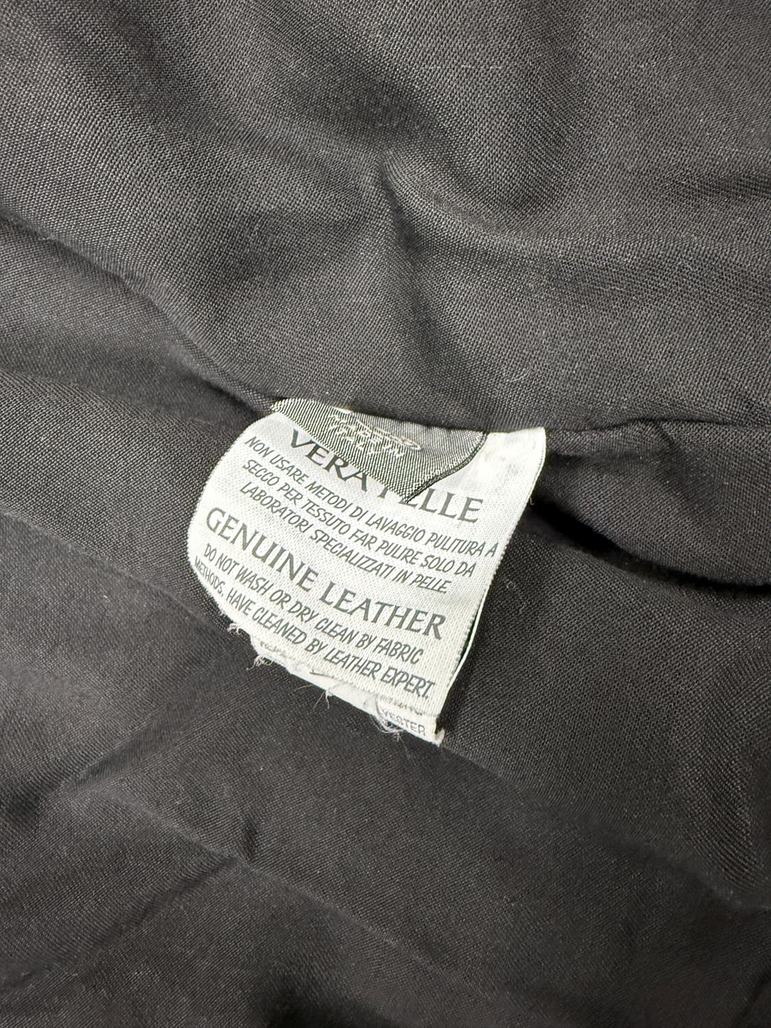 Salvatore santoro 파일럿 하이넥 램레더 자켓 상품이미지5