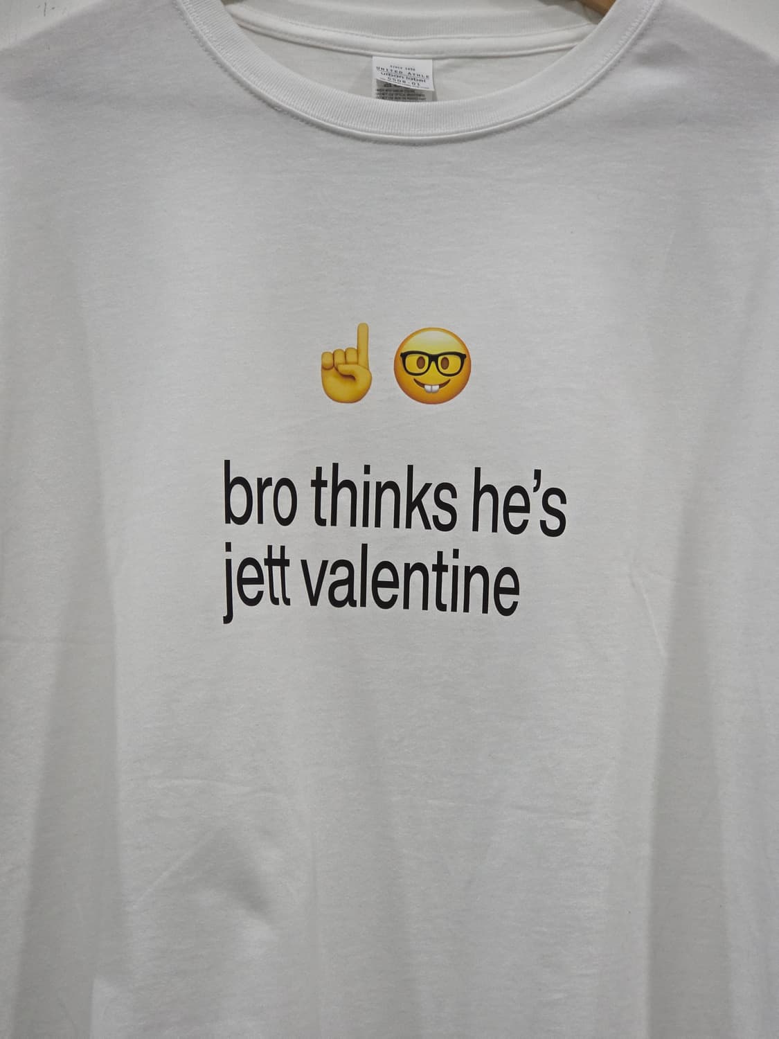 JETT VALENTINE 너드 이모지밈 반팔 XL 상품이미지3