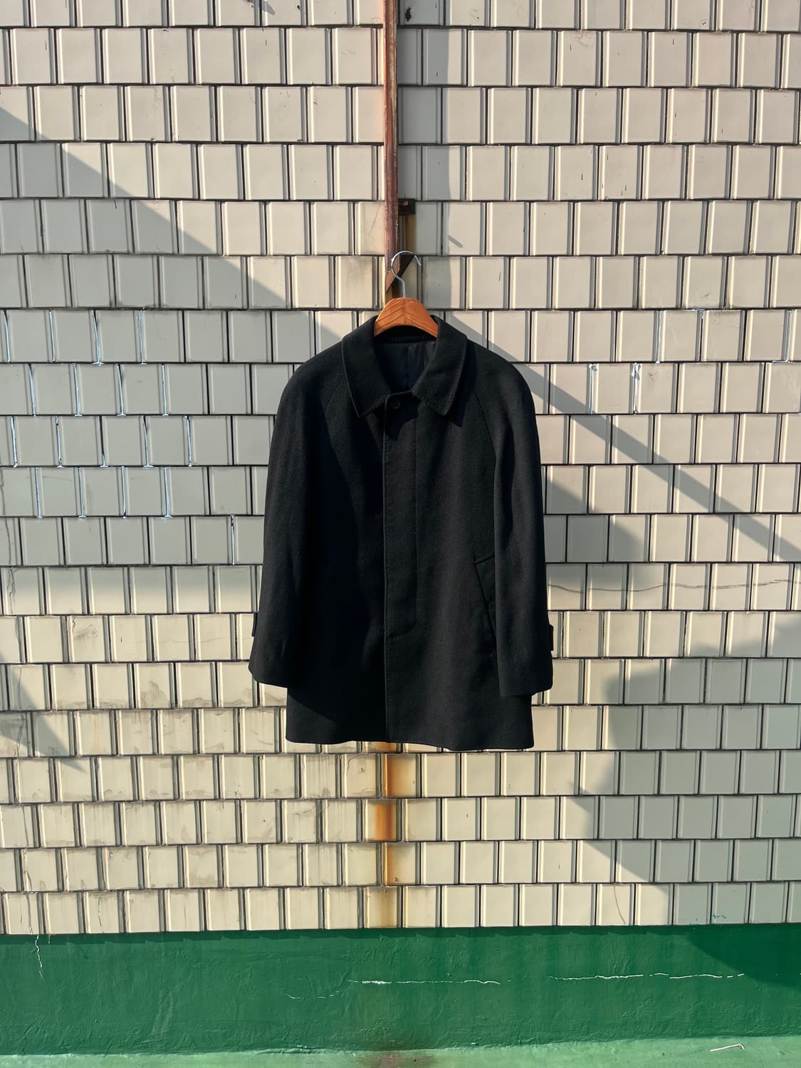 100% Cashmere 하이넥 코트  상품이미지4