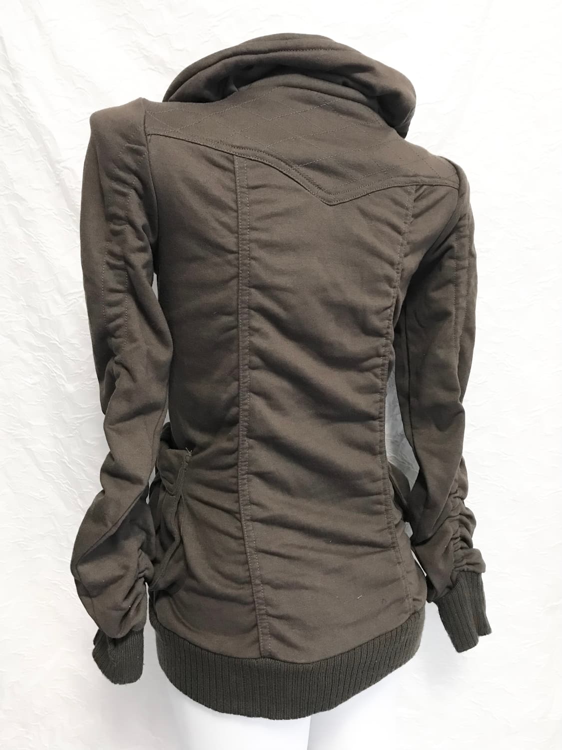 택포•빈티지 digdeep 디그딥 00s y2k 셔링 하이넥 집업 상품이미지3