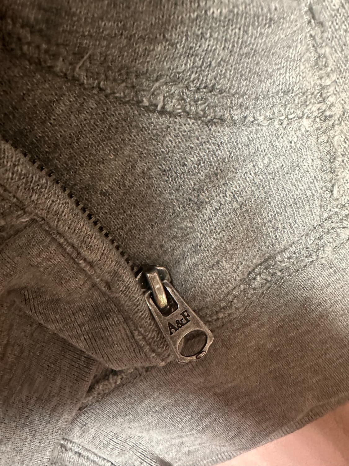 아베크롬비 y2k 그레이 후드집업 상품이미지7