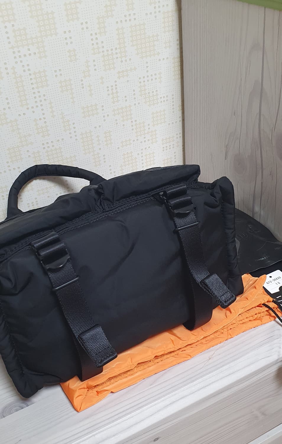 포터 센시즈 토트백 스몰 블랙 판매 상품이미지3