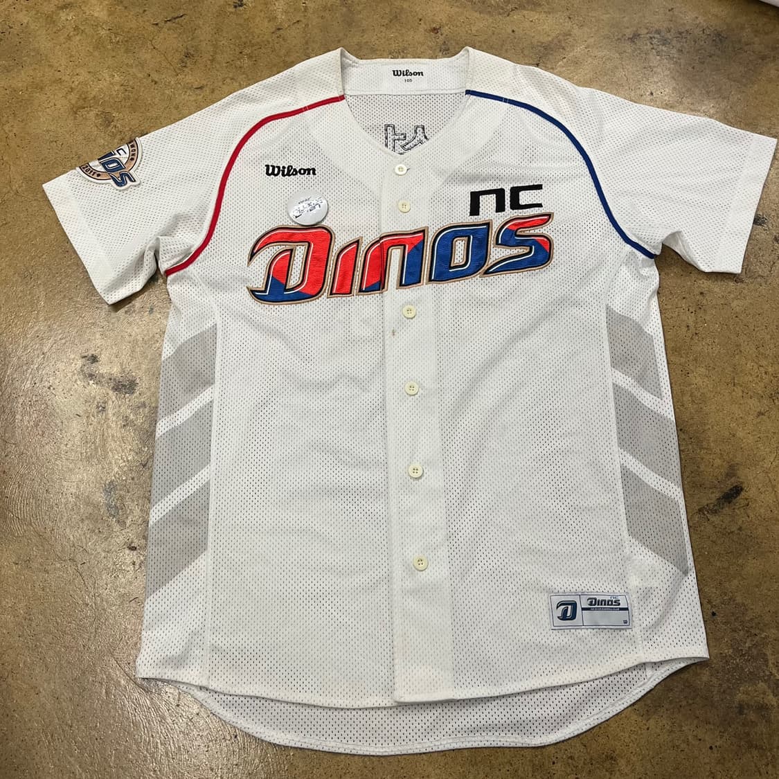 [105] 윌슨 NC 다이노스 야구 유니폼 나성범 마킹 b16 상품이미지2