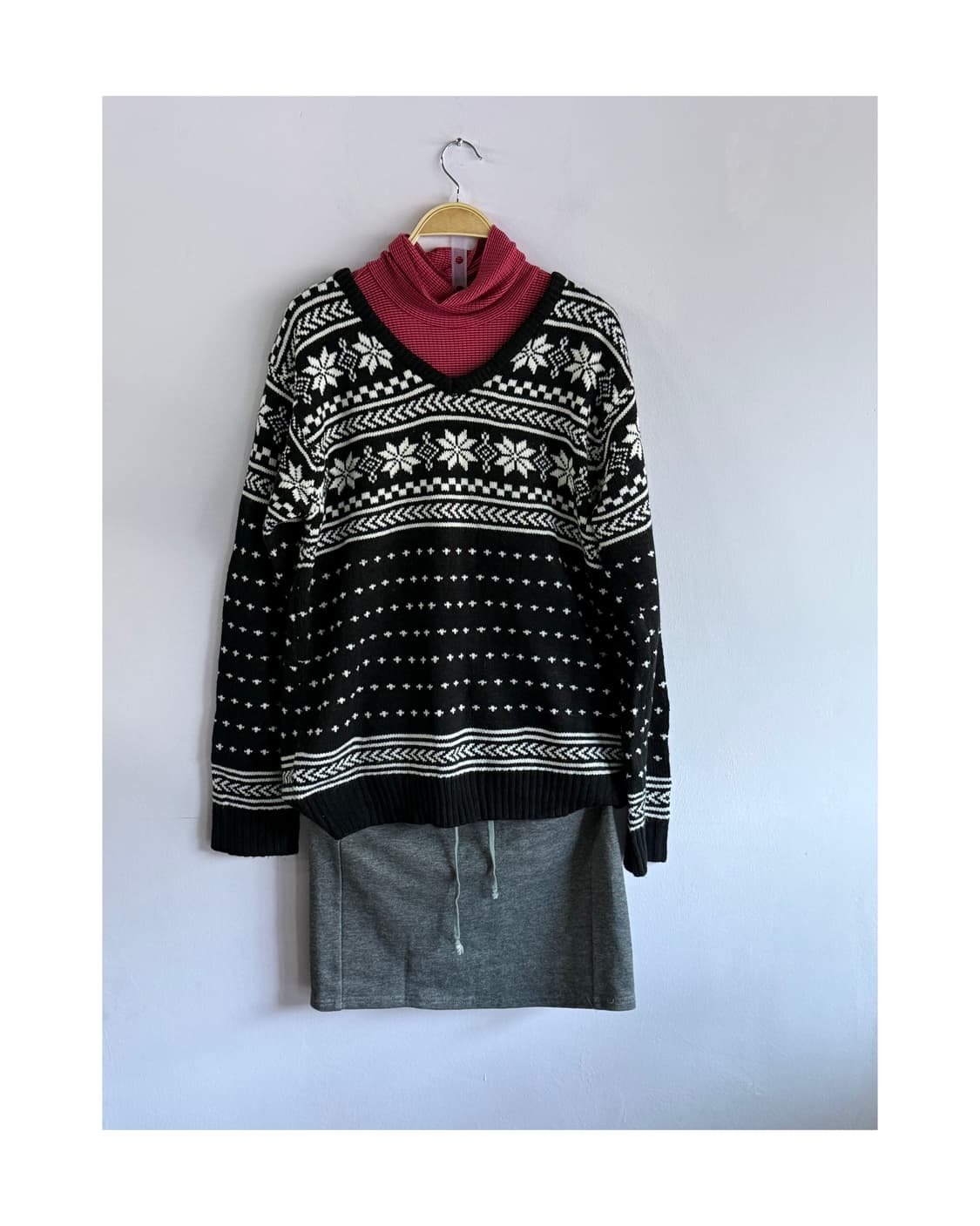 일본빈티지) 노르딕 아크릴니트 상품이미지4