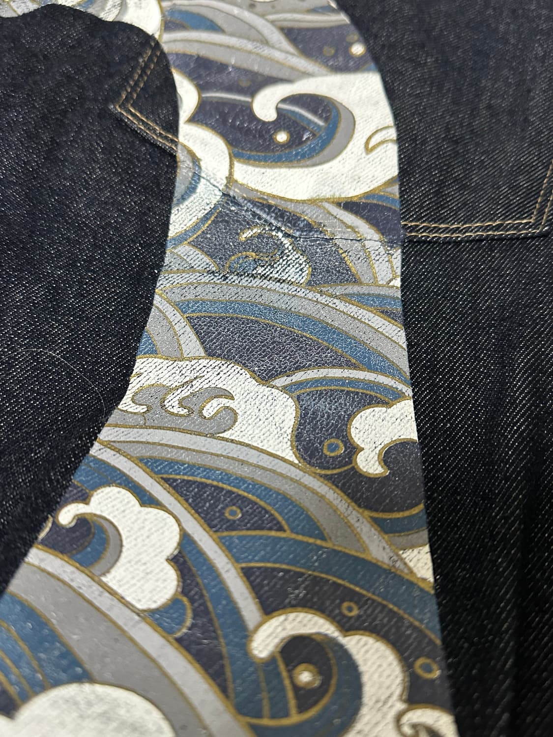 애비수 셀비지 프린팅진 상품이미지5