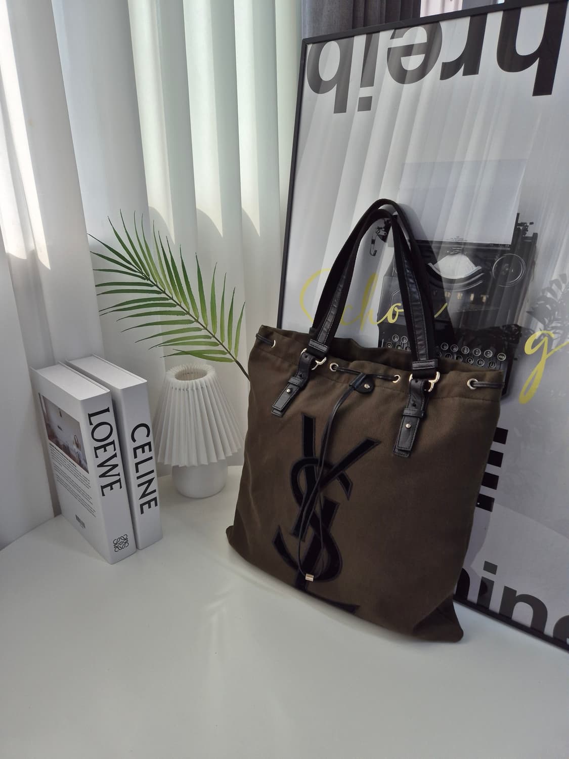 YSL 캔버스 토트백 상품이미지1