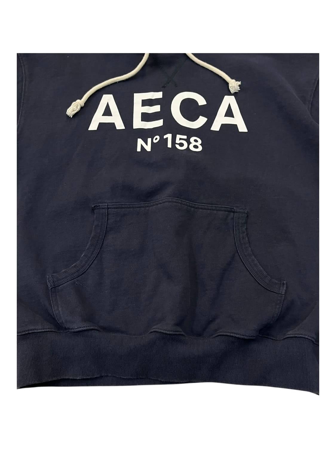 에이카화이트 AECA 후드티 네이비 L #csz2061 상품이미지6