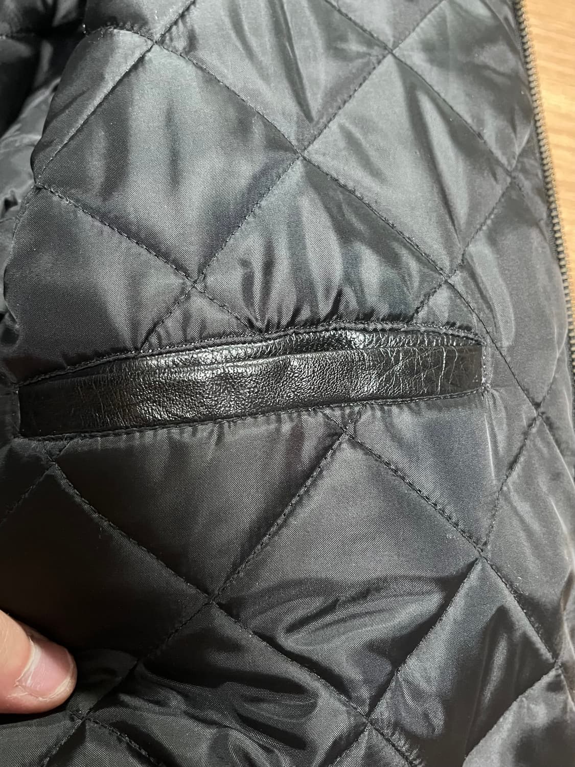 슈프림 디키즈 후드 레더 워크 자켓 블랙 XL 상품이미지5