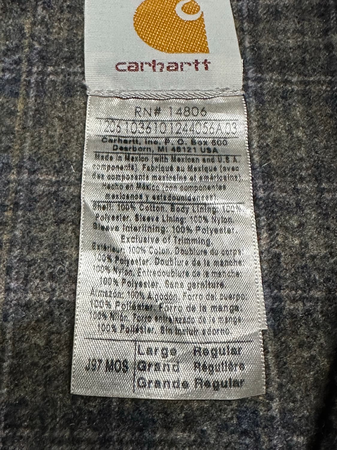 빈티지 칼하트 디트로이트 J97 mos 상품이미지2